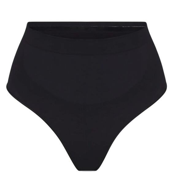 Skims Mid Waist Core Control Thong Onyx - Picture 1 of 4